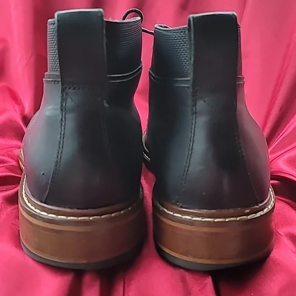 COLE HAAN sz10.5 Air Colton Winter Chukka in Black Iris LIKE NEW - Picture 5 of 11